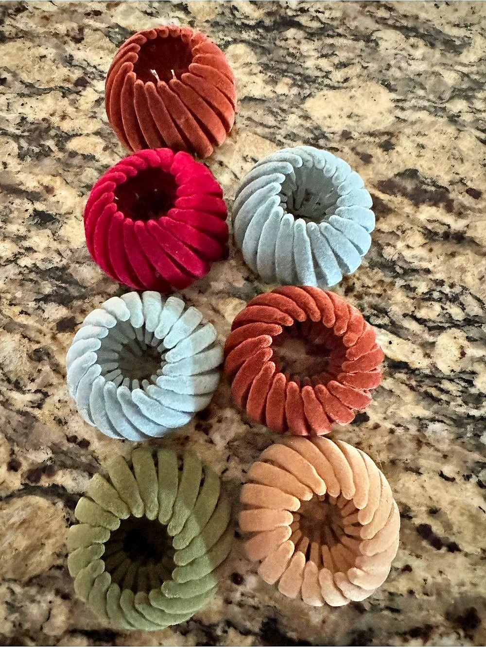Velvet Scrunchie Set Multicolor